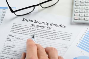 Image of social security benefits paperworks