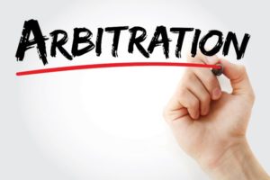 Image of Arbitration window writing