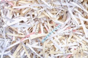 Image of shredded papaer